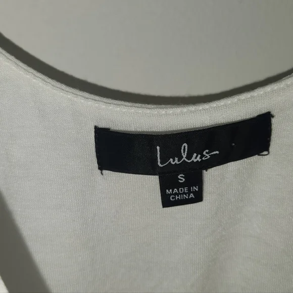 Lulus Rhiannon Ivory Lace Babydoll Dress White - Size S - Picture 4 of 4